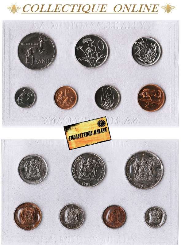 1989 : REPUBLIC of S. A. : UNC SET. As Per Photo.