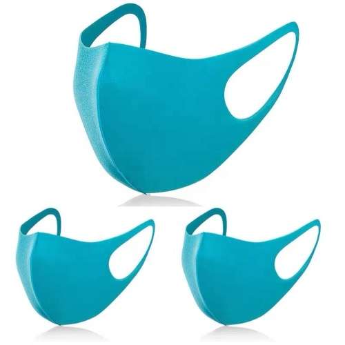 Babbies / Toddlers sponge face mask x 3 - BLUE