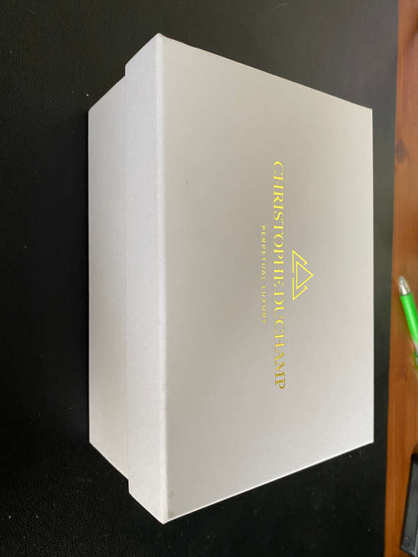 *RARE* Christophe Duchamp Grand Mont Automatic Gold/Sunray White Time Piece