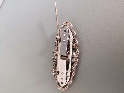 marcasite broochshoe clips