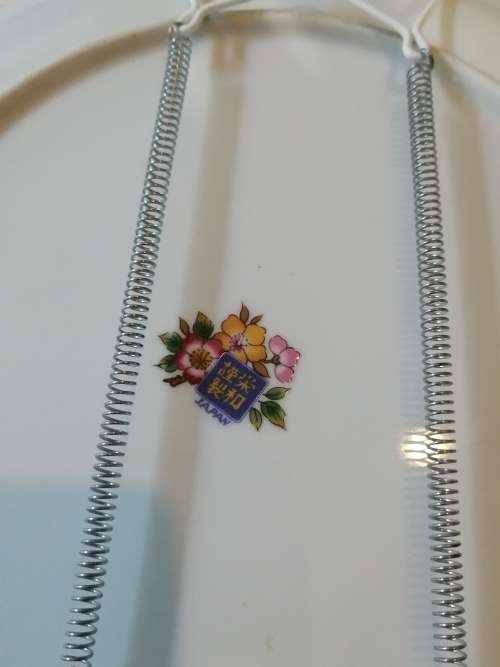 Japanese floral plate
