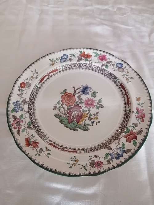 Copeland Spode Chinese rose dinner plates