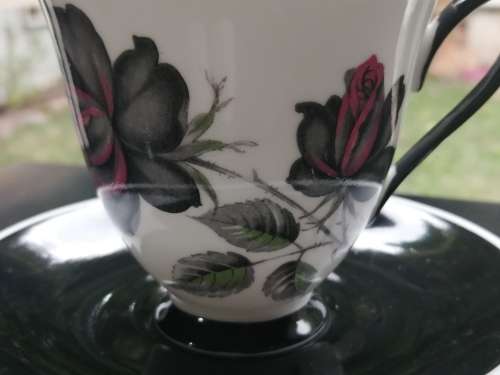Royal Albert masquerade coffee cup and saucer