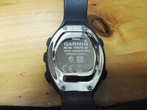 Garmin FR70W with heart rate band and pedometer