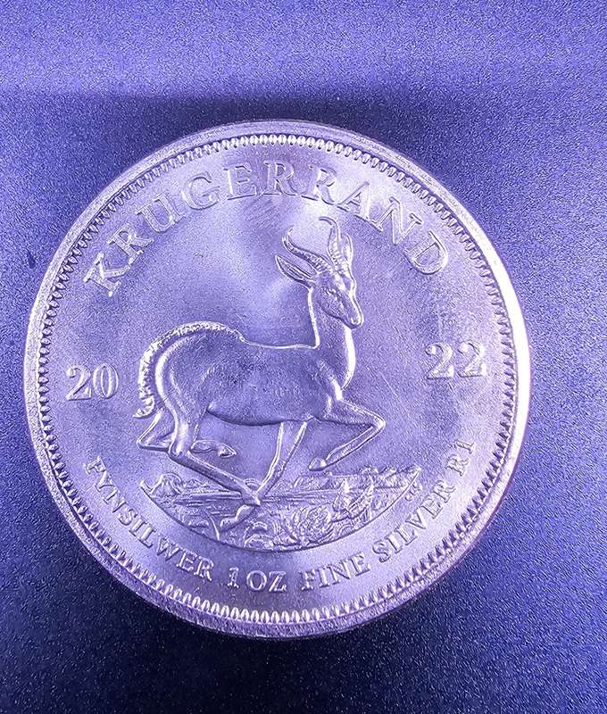 2022 SILVER 1OZ KRUGER RAND 44 total