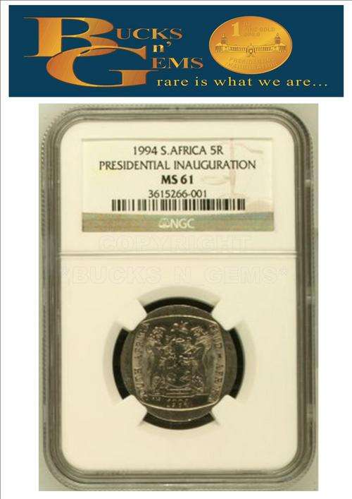 *MS61* RARE -- 1994 INAUGURATION  R5 COIN MS61 -NGC RARE MINT GRADE- 5 AVAILABLE