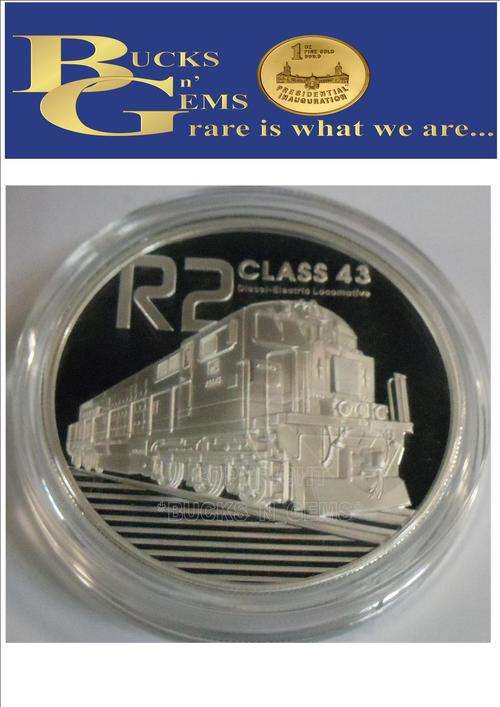 1st ON BOB ** 2013 CROWN S2R SILVER ** TRAINS SERIES " DIESEL ELECTRIC TRAIN" - MINTAGE 1000