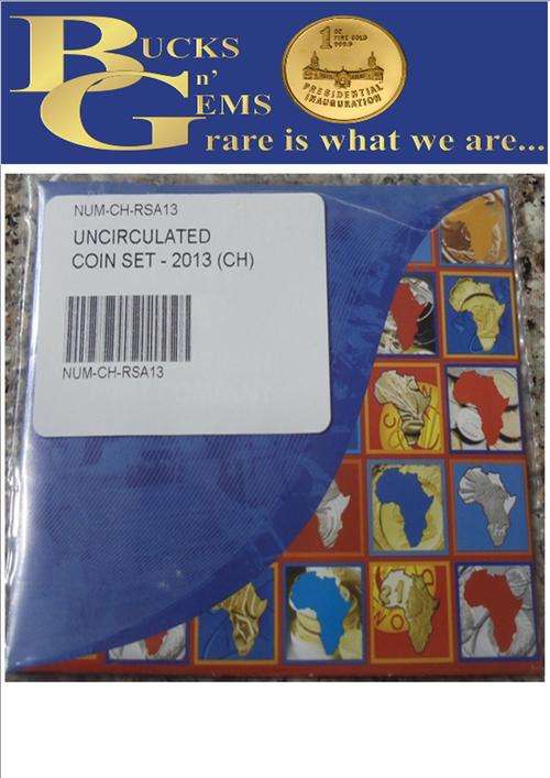 BRANDNEW RELEASE -- 2013 SA UNCIRCULATED SET - SAMINT BOX AND CERTIFICATE