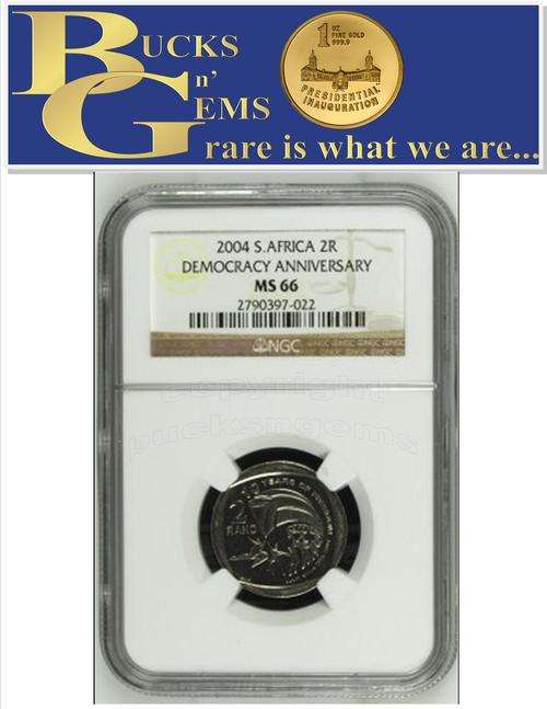 ** 2004 SPECIAL R2 ** 2004 DEMOCRACY ANNIVERSARY R2 ** MS66 **-NGC GRADED HIGH VALUE FINEST
