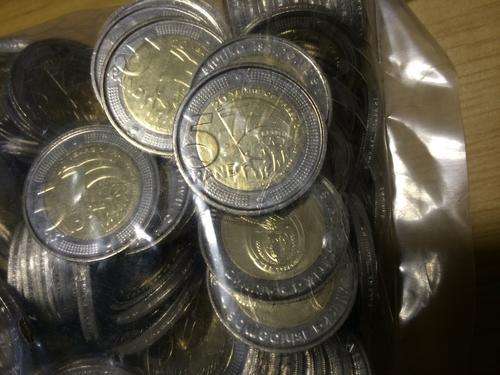 from sealed bag - 2014 RSA 20 YEARS OF DEMOCRACY - SOUTH AFRICA - AS FROM MINT - Brilliant **UNC**