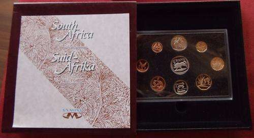 1994 SA SHORT PROOF SET - SAMINT BOX AND CERTIFICATE - MINTAGE -5804 - BOOK VALUE- R500