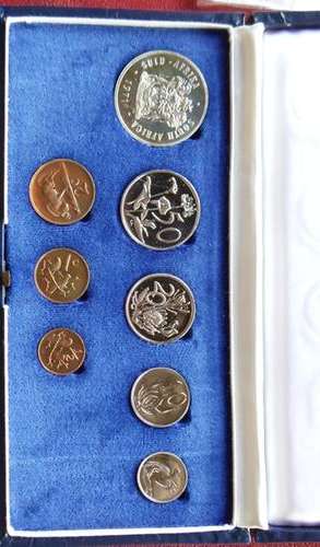 1971 RSA PROOF SET - SAMINT ISSUE IN ORIGINAL BOX - VALUE - R400 & MINTAGE : 5000