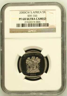 2000 CW OOM PAUL MINT MARK R5 COIN - PF68 ULTRA CAMEO - NGC GRADE RARE COIN HERNS R15000