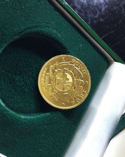 NICE - 1894 ZAR GOLD POND ** VF / XF CONDITION** VALUE HERN R35 000 IN XF & R95000 IN UNC - SEE PIC