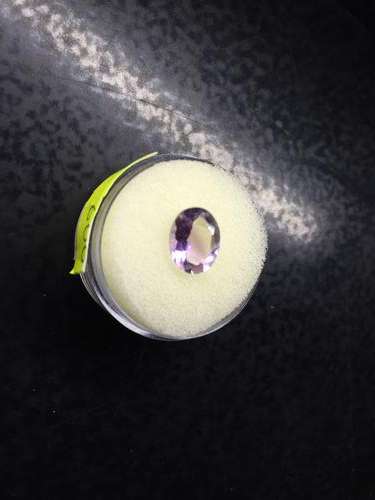 NATURAL PURPLE QUARTZ - 2.06 CTS - PUPLE & WHITE COLOUR - BRILLIANT OVAL CUT -STUNNING HIGH VALUE