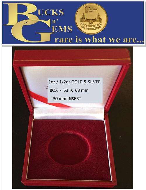 BOXES FOR GOLD 1 oz GOLD OR SIMILAR - red only