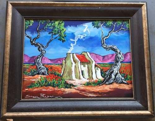 STELLA PELSER - ACRYLIC PAINTING - SCENERY - LOVELY PAINTING - 400 X 300 X 6mm