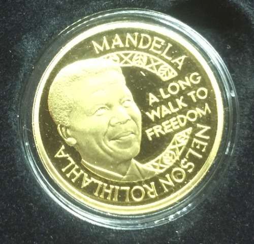 2011 MANDELA NKOSI SIKELELE TWIN SET - 1/2oz GOLD & 1/2oz 999 SILVER MEDAL SET - MINTAGE 10,000