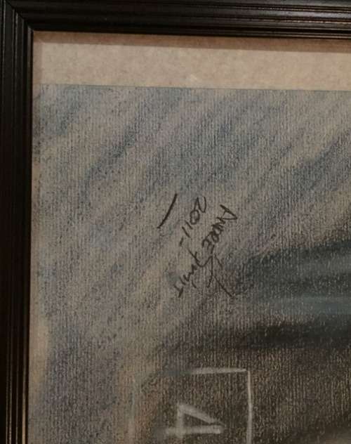 MANDELA - PASTEL PORTRAIT -ANDRE SMIT SIGNED BY ARTIST - UNFRAMED PASTEL ART ON PAPER - GOOD VALUE