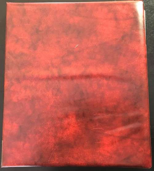 EXCELLENT QUALITY -BANK NOTES FILE & COVER WITH 11 PAGES SUPERIOR BOOK -FITS 50-200 PAGES - LIKE NEW