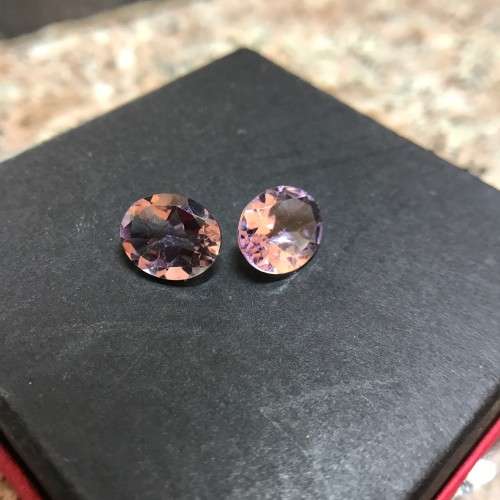 5.60cts - PINK TOURMALINE PAIR - OVAL CUT - TOP MID PINK COLOR - PAIR - BID PER STONE- 2 AVAIL.