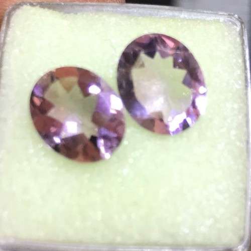 5.60cts - PINK TOURMALINE PAIR - OVAL CUT - TOP MID PINK COLOR - PAIR - BID PER STONE- 2 AVAIL.