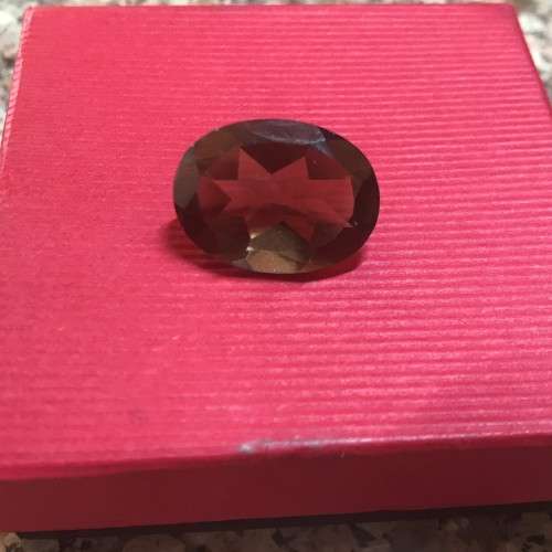 MASSIVE 15.110cts - SMOKEY QUARTZ - OVAL CUT -DEEP COLOR STONE- PERFECT CUT & AMAZING VALUE
