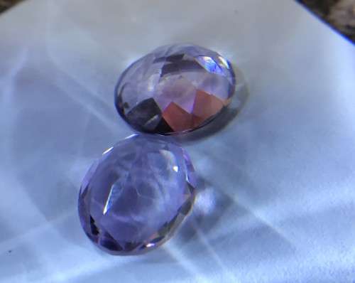 6.49cts - PINK TOURMALINE PAIR - OVAL CUT - TOP LIGHT PINK COLOR - PAIR - BID PER STONE- 2 AVAIL.