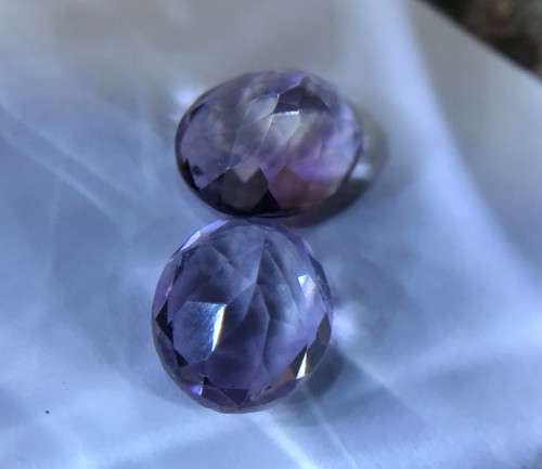 6.49cts - PINK TOURMALINE PAIR - OVAL CUT - TOP LIGHT PINK COLOR - PAIR - BID PER STONE- 2 AVAIL.