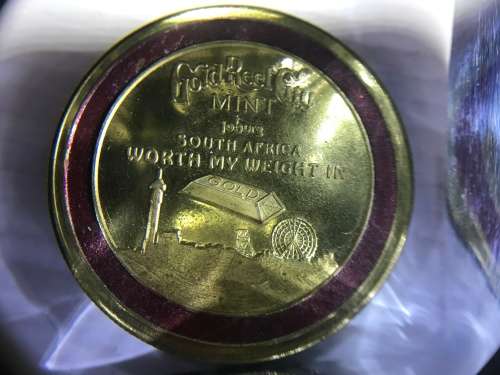 RARE - GEO TAG - GEOCACHING SOUT AFRICA - GEO LOCATION TAG - MADE BY GOLD REEF CITY MINT