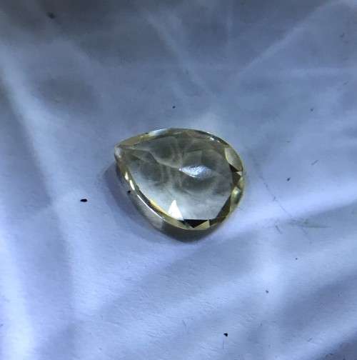 RARE 1.730cts GOLDEN BERYL - PEAR CUT - PERFECT CUT & SHINE - VERY HIGH DETAIL - HIGH VALUE STONE