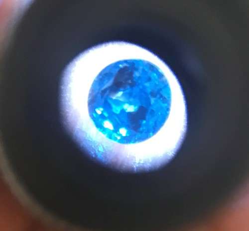 0.280cts ROUND BRILLIANT - BLUE DIAMOND * Si2 **STUNNING MEDIUM TO DARK BLUE** CAN BE CERTIFIED