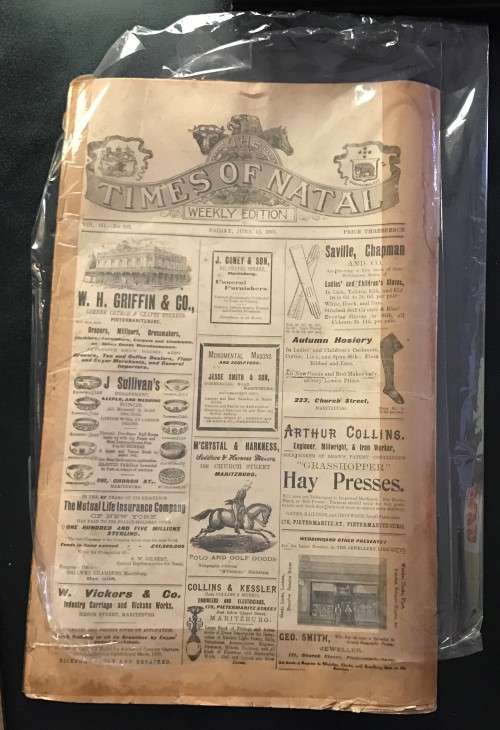 1900 NEWS PAPER - ORIGINAL PAPER - GOOD CONDITION - SEE PICTURES OF 117 YEARS OLD NEWSPAPER