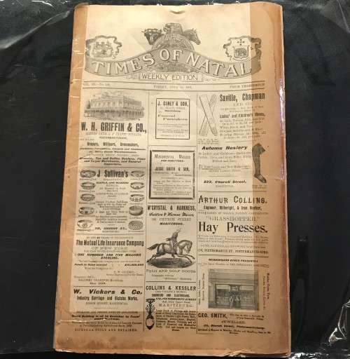 1900 NEWS PAPER - ORIGINAL PAPER - GOOD CONDITION - SEE PICTURES OF 117 YEARS OLD NEWSPAPER