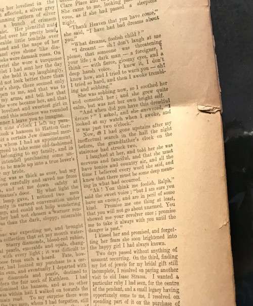 1900 NEWS PAPER - ORIGINAL PAPER - GOOD CONDITION - SEE PICTURES OF 117 YEARS OLD NEWSPAPER