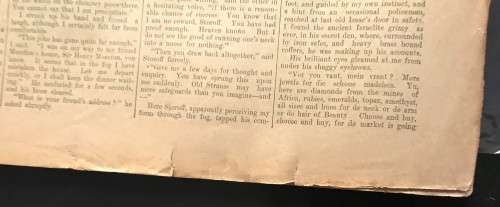 1900 NEWS PAPER - ORIGINAL PAPER - GOOD CONDITION - SEE PICTURES OF 117 YEARS OLD NEWSPAPER