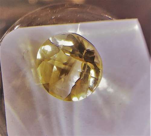 1.870cts IMPERIAL TOPAZ - ROUND BRILLIANT *VVS* THE BEST CUT I SEEN *PERFECT CUT & SHINE* EXC POLISH