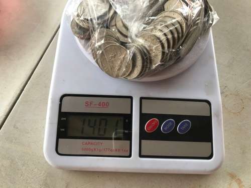 BULK 1.4kg NICKEL - 1977 to 1990 RSA NICKEL RAND -UNC / AU / USED & TONED 1 BID for all 1.4KG