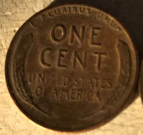 RARE - MISSING NUMBER - 195 ?? USA WHEAT PENNY - 1 CENT COIN WITHOUT LAST NUMBER ON DATE - RARE