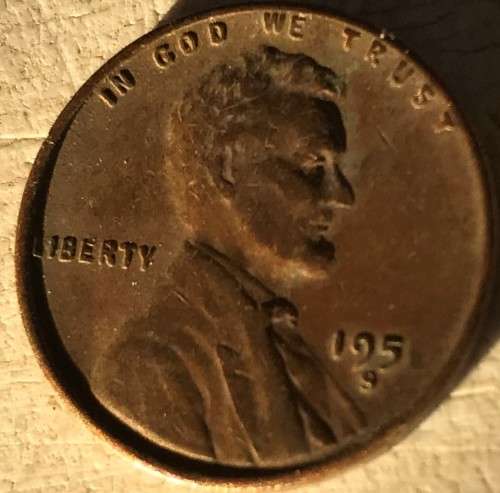 RARE - MISSING NUMBER - 195 ?? USA WHEAT PENNY - 1 CENT COIN WITHOUT LAST NUMBER ON DATE - RARE