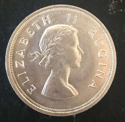 1957 UNION 5 SHILLING - 28.35 grams (high grade)