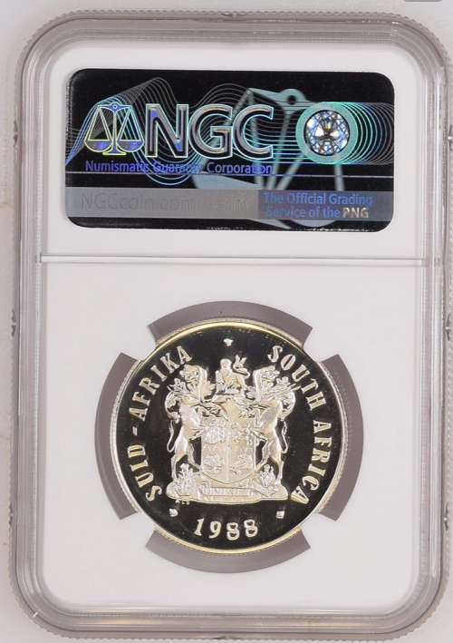 1988 SILVER R1 " PRTOEA -  GREAT TREK " PF68 ULTRA CAMEO - NGC HIGH GRADE