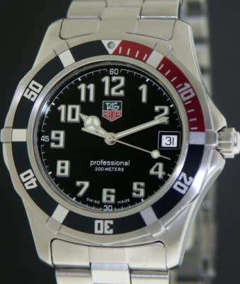 TAG HEUER * PROFESSIONAL * - LADIES - COKE BEZEL (RED/BLACK)WM1312