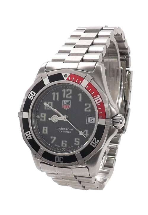 TAG HEUER * PROFESSIONAL * - LADIES - COKE BEZEL (RED/BLACK)WM1312