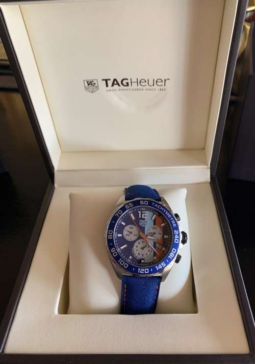 Special for RYNO - TAG HEUER FORMULA 1 CHRONOGRAPH ** GULF RACING - SPECIAL EDITION**CAZ101N
