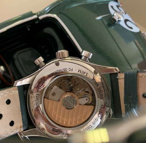 FREDERIQUE CONSTANT HEALY - LIMITED EDITION CHRONOGRAPH AUTOMATIC- FULL SET WITH CAR - BOX & COA's