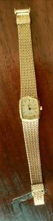 OMEGA DE VILLE 18KT GOLD PLATED 10MICRON AND S/STEEL - LADIES