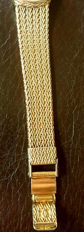 OMEGA DE VILLE 18KT GOLD PLATED 10MICRON AND S/STEEL - LADIES