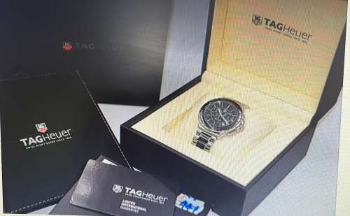 TAG HEUER CEREMIC FORMULA 1 - GENTS - CHRONOGRAPHS - BOX & PAPERS