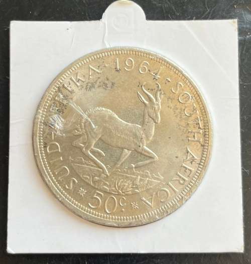 1964 RSA 50 CENT SILVER ** UNC **